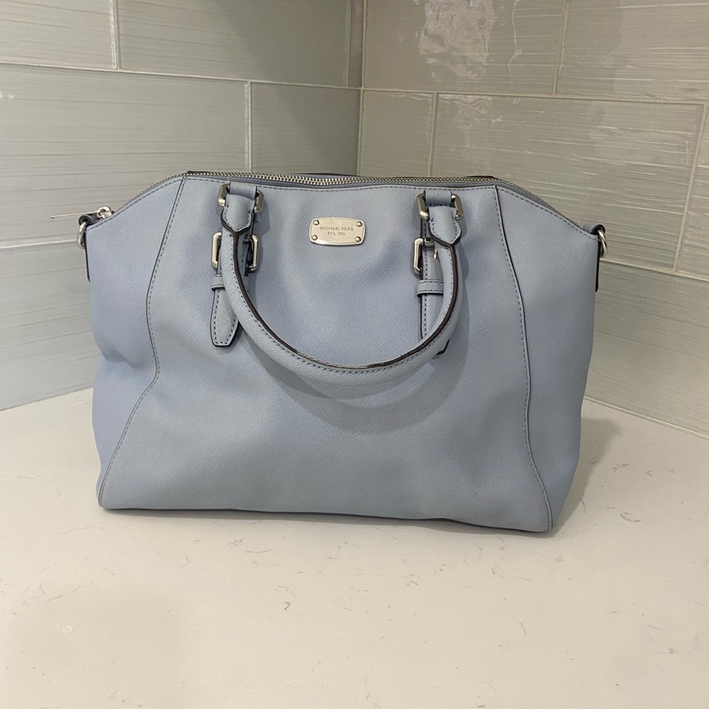 Michael Kors Light Blue Satchel